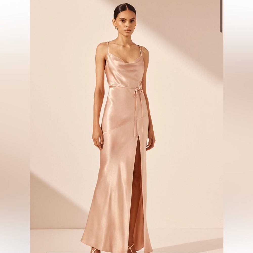 Shona Joy La Lune Cowl Maxi Dress size 8